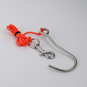 Gancho de Deriva para Buceo con Línea de 45 Pulgadas y Clip de Acero Inoxidable - Product Image 5