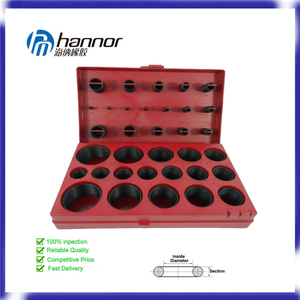 Hannor géant Kit O anneau, 8B 32 tailles 407 pcs O anneau joint kits, Noir <span class=keywords><strong>NBA</strong></span> O - Ring Kit - Product Image 1