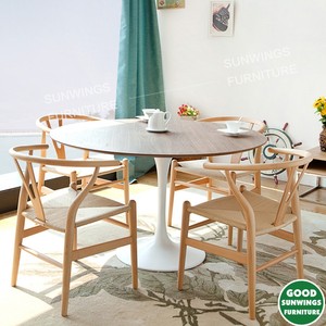 Élégante salle à manger chaise en bois de <span class=keywords><strong>bouleau</strong></span> cadre aucun fauteuil pliant - Product Image 6