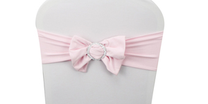 Fancy Cheap Satin Banquet Wedding Chair Sashes Chair Bows