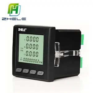 คุณภาพสูงสามเฟส Digital Multi-functional Panel Voltmeter Ammeter