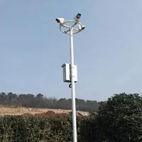 Galvanized Steel Octagonal Telescopic CCTV Camera Mast Pole