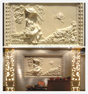 Rilievo della parete di arenaria 3D di alta qualità buono per l'illuminazione decorativa interna/esterna Premium rilievi in pietra - Product Image 2