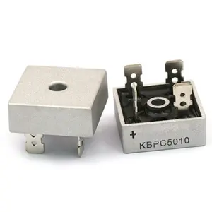 KBPC5010 rectifier bridge stack KBPC3510/2510/5010 square bridge single phase flat foot square 50A1000V