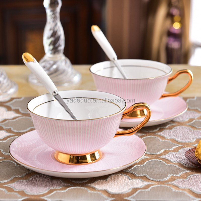 一件代发骨质瓷咖啡杯子碟子定制logo陶瓷茶杯和菜 - buy bone china
