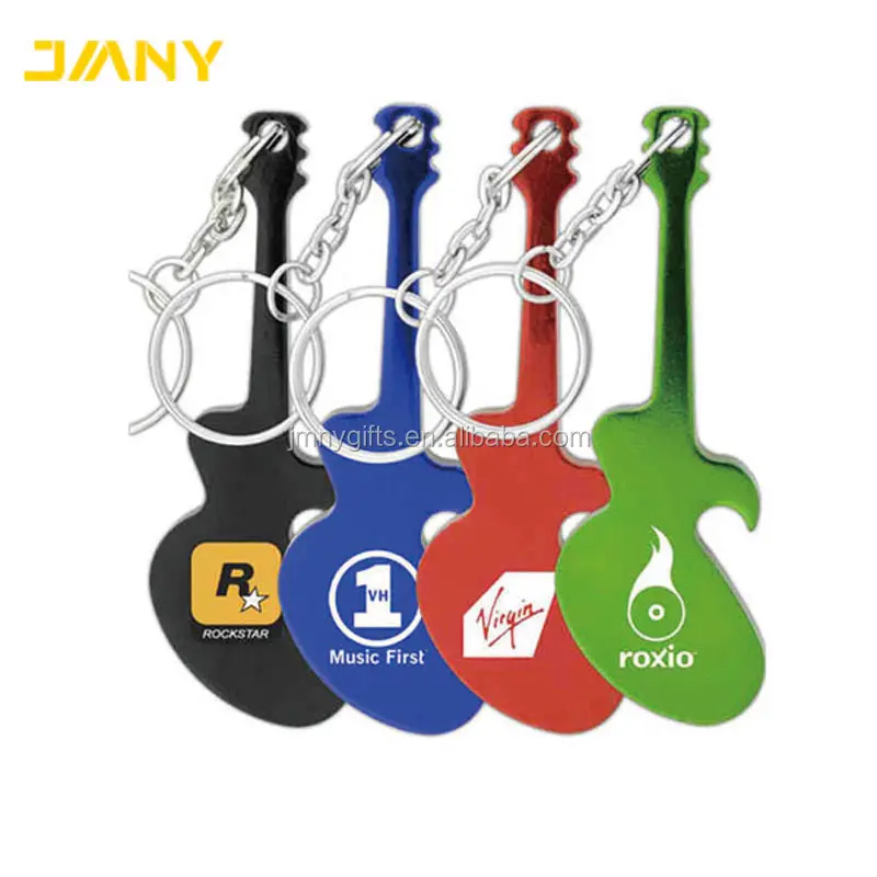 Custom Guitar Aluminum Alloy Beer Bottle Opener Key chain