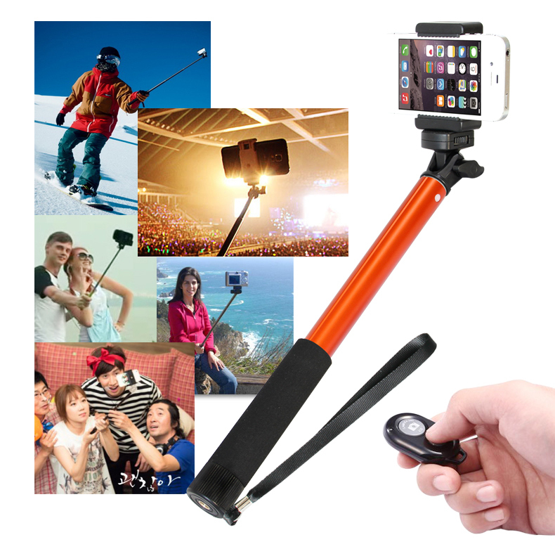 2015 горячая распродажа bluetooth selfie палка, монопод selfiestick