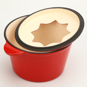 Ensemble de casseroles pour <span class=keywords><strong>fondue</strong></span> au <span class=keywords><strong>fromage</strong></span> et au chocolat en fonte émaillée de haute qualité au <span class=keywords><strong>prix</strong></span> d'usine - Product Image 4