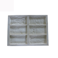 Moule en silicone pour revêtement décoratif en ciment, pierre artificielle pour mur en béton et plâtre