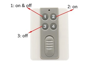 Smart home 3 key RF control remoto LED interruptor de la luz toque de luz de fondo - Product Image 3