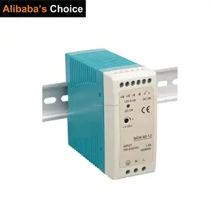 12V 5A 60W LIFETIME WARRANTY MINI DIN RAIL power supply 110V 220V ac to 12V dc MDR power supply