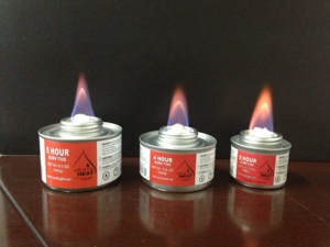 Olio combustibile per chafing dish, in latta, capacità 240g, 6 ore di combustione, controllo temperatura 85-100°C, per hotel e banchetti - Product Image 3