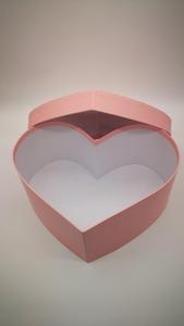 Bán buôn tùy chỉnh sang trọng hình trái tim cứng nhắc Hộp quà tặng với nắp và cơ sở giấy kraft dập nổi có thể tái chế - Product Image 4