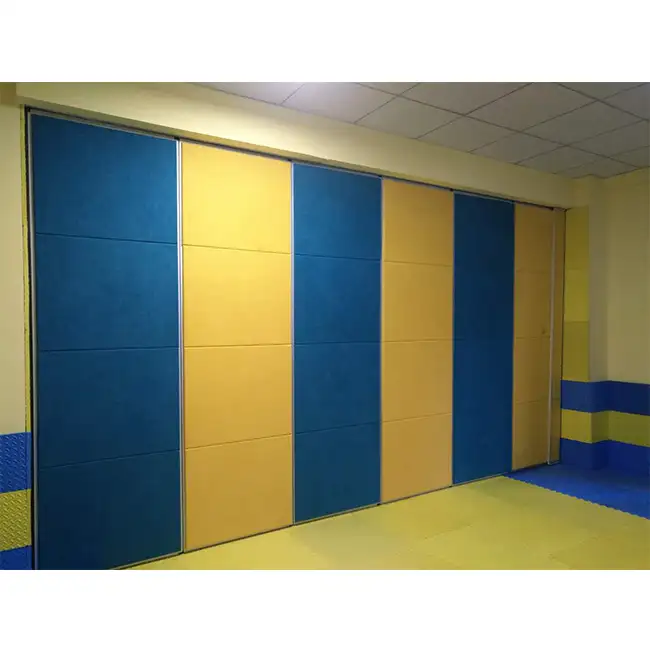 جدار مقسم قابل للطي صوتي قابل للطي للحوائط والفنادق والفصول المدرسية