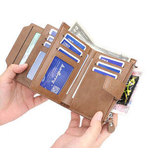 Baellerry Fashion New Style <strong>Men's</strong> Short Section PU Leather Wallets With Hasp,Blocking Card Holder Zipper <strong>Purse</strong> <strong>for</strong> <strong>Man</strong> - Product Image 5