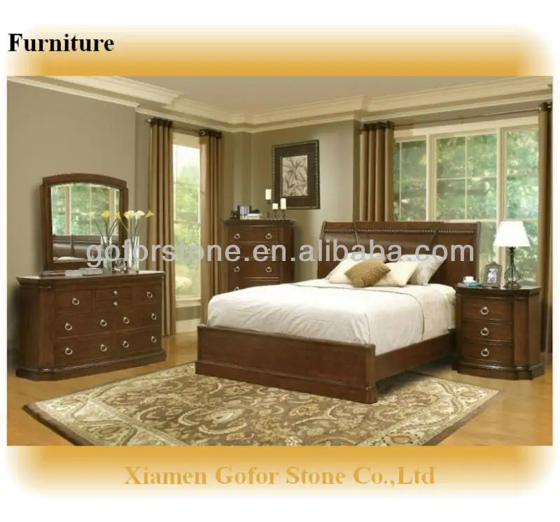 लोकप्रिय डिजाइन प्राचीन बेडरूम फर्नीचर सेट