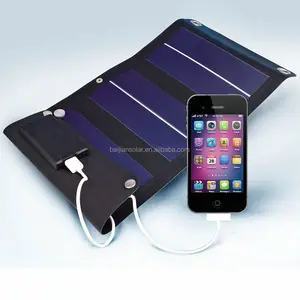Carregador solar flexível amorfus 5v para iphone