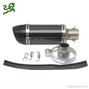Silencieux d'échappement 51mm, en Fiber de carbone, pour moto, Scooter/moto GY6 CBR CBR125 CBR250 CB400 CB600 YZF <span class=keywords><strong>FZ40</strong></span> - Product Image 6