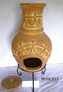 Jardin Chiminea Extérieur Cheminée En <span class=keywords><strong>Terre</strong></span> <span class=keywords><strong>Cuite</strong></span> Fait Main Personnalisé Argile Chiminea - Product Image 6