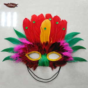 Máscara de Carnaval Brasileña para Niñas con un Diseño Muy Hermoso para Fanáticas del Festival - Product Image 2