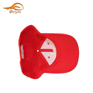 Fuente de <span class=keywords><strong>la</strong></span> fábrica logotipo personalizado algodón correr rojo sombrero visera gorra de béisbol - Product Image 4