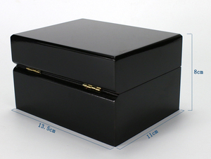 Venta caliente brillante caja de reloj de madera, pintura laca caja de reloj de madera, reloj negro caja de madera con logotipo - Product Image 4