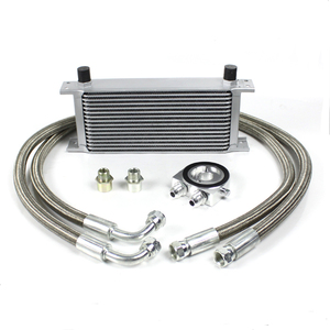 Mentor 16 Row Performance Engine Motorcycle Oil Cooler Kit