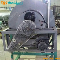 Machine de torréfaction de feuilles de thé vert 850 mm, chauffage au gaz naturel, moteur 0,75 kW, 70 kg/h, équipement de traitement du thé à tambour orthodoxe