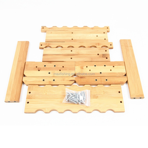 <span class=keywords><strong>Support</strong></span> <span class=keywords><strong>de</strong></span> canne à pêche en bambou en <span class=keywords><strong>bois</strong></span> Porte-canne à pêche - Product Image 6