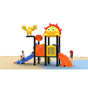 Maternelle préscolaire grande extérieure château thème enfants toboggans en plastique aire de jeux parc d'attractions équipement à vendre - Product Image 5