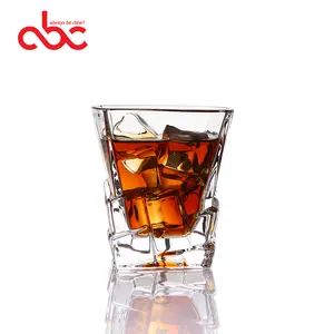 300 ml di Ghiaccio A Forma di Bicchiere di Whisky Bicchiere di Vino Scotch di Vetro Set