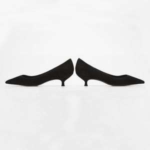 Commercio all'ingrosso tingibili scarpe <span class=keywords><strong>arancione</strong></span> delle signore breve <span class=keywords><strong>tacco</strong></span> punta a punta scarpe da sposa per le donne - Product Image 6