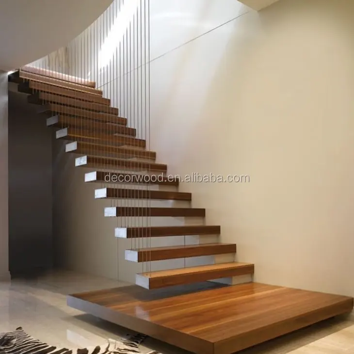 उच्च गुणवत्ता लकड़ी के डिजाइन कस्टम मेड अस्थायी सीढ़ी