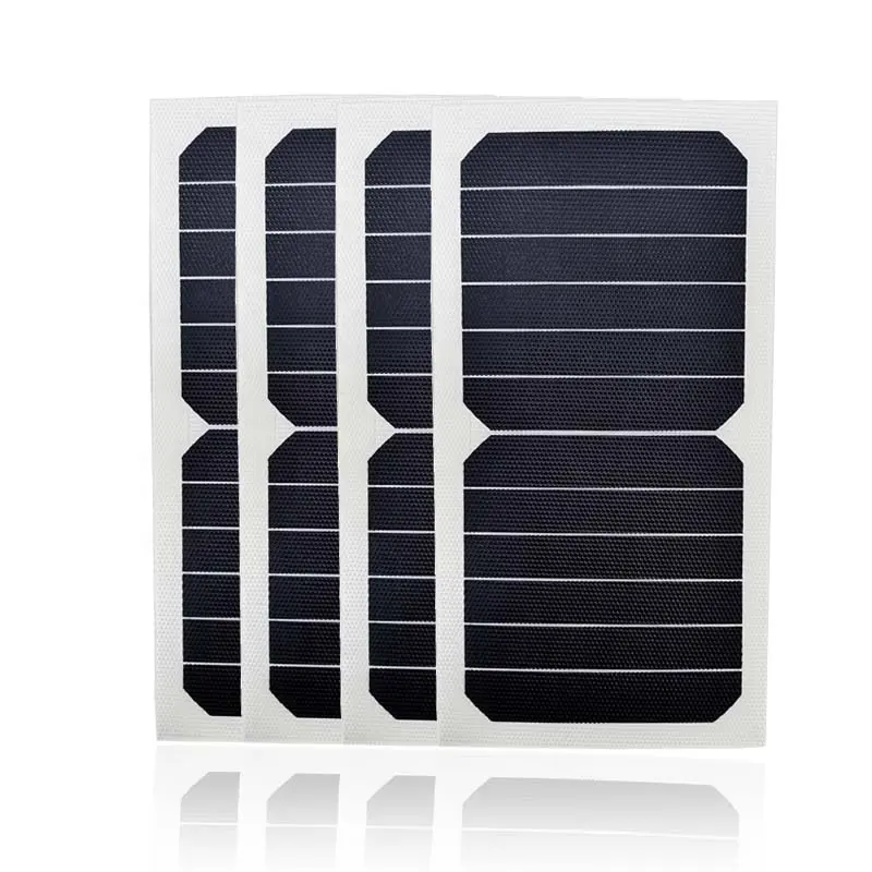 7 w sunpower zonnecel zonnepaneel HUISDIER oppervlak wit of zwart voor opvouwbare solar charger om mobiele telefoon power bank