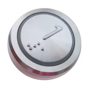 Запасные части лифта для лифта push buttonn красный свет/кнопка для лифта Hy ** dai/DC24V