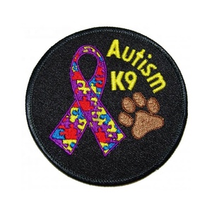 Parches bordados de alta calidad para curar el <span class=keywords><strong>autismo</strong></span>, venta al por mayor, apliques de tela de rompecabezas coloridos, parche bordado para <span class=keywords><strong>autismo</strong></span> personalizado - Product Image 6
