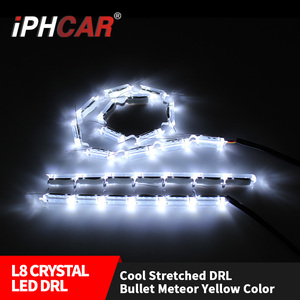 IPHCAR Haute Puissance 5W Projecteur Flexible Cristal <span class=keywords><strong>Led</strong></span> <span class=keywords><strong>Bande</strong></span> Drl <span class=keywords><strong>Pour</strong></span> <span class=keywords><strong>Phare</strong></span> De <span class=keywords><strong>Voiture</strong></span> - Product Image 2