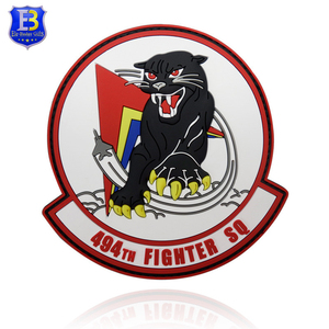 OEM Sói dính quần áo appliques silicon vá cho quần jean - Product Image 3