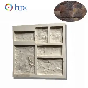 Kauçuk kalıpları alçı için ucuz taş kaplama beton çimento taş