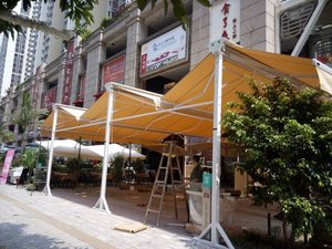 Toldo de doble cara para estacionamiento de coche, portátil, de aluminio, resistente al agua, precio barato - Product Image 3