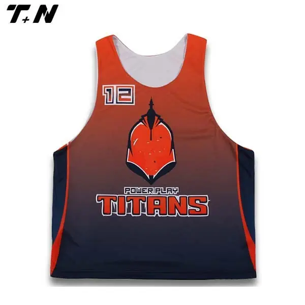 özel tersinir yüceltilmiş lacrosse pinny