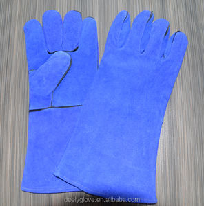 Cow split leather welding gloves utility Tig, long gloves utility manual welding, sure <span class=keywords><strong>the</strong></span> hand gloves utility - Product Image 5