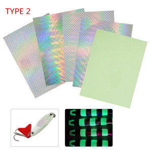 5 pièces/sac pêche leurre autocollant holographique adhésif <span class=keywords><strong>Film</strong></span> Flash bande pour <span class=keywords><strong>la</strong></span> pêche à <span class=keywords><strong>la</strong></span> <span class=keywords><strong>mouche</strong></span> - Product Image 2