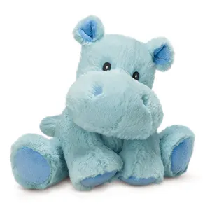 Usine mignon grosse tête en peluche animaux heureux hippopotame en peluche