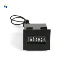 Hot selling dc 24v 12v 7 digit digital display mechanical totalizer pulse counter meter