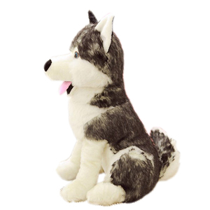 Peluche lupo, lupo giocattolo della peluche, giocattolo farcito peluche animali lupo - Product Image 3