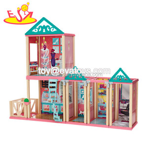 ของเล่นไม้ตกแต่งบ้านจำลองแบบปราสาทสวยงาม ปี 2018 สำหรับเด็กเล็ก รุ่น W06A279 - Product Image 6