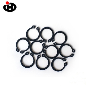 Jinghong Superb DIN471 alberi di contenimento anelli anello nero in acciaio inossidabile nero spaccato 5mm nero pianura a buon mercato