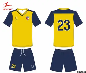 Kaus Sepak Bola Pembuat Jersey Sepak Bola Kustom Desain Pabrikan Tiongkok Jersey Sepak Bola Anda Sendiri