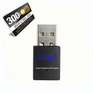 Customized Logo 300mbps Wireless Mini Usb Wifi Adapter/network Lan Card Wifi Dongle Rtl8192 Chipset